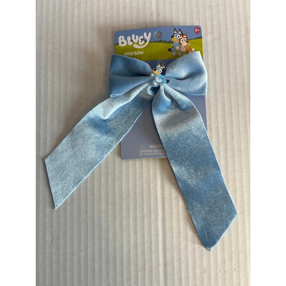 Bluey Bow and Bracelet Set Blue Multi Color - Picture 2 of 5